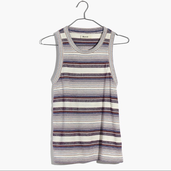 Madewell Carita Stripe Tank Top - Picture 7 of 8